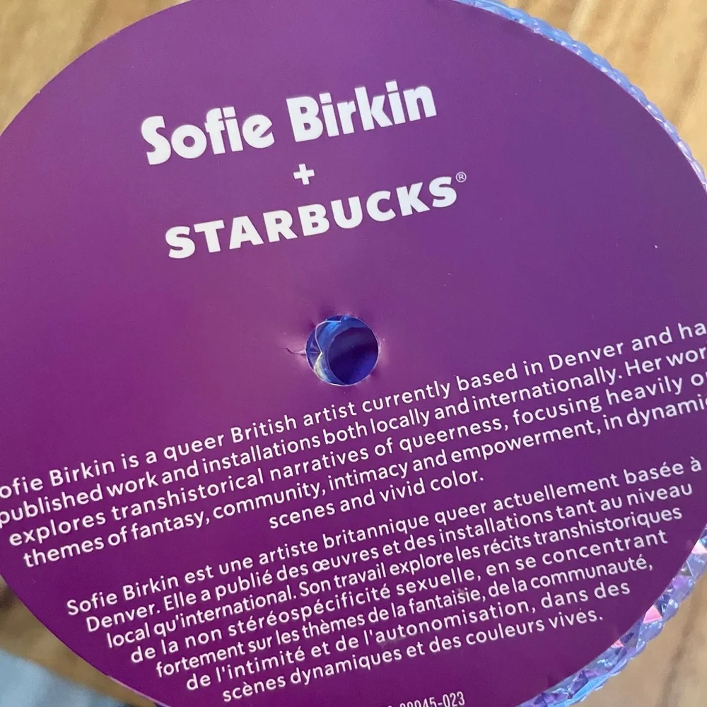 Starbucks Sofie Birkin Rainbow Tumbler